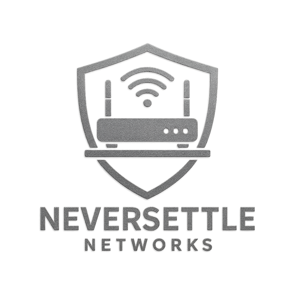 Never Settle Networks logo